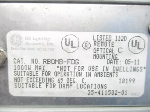 GENERAL ELECTRIC RBOMB-FDG