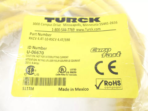 TURCK RKCV.4T-10-RSCV4.4T/S90