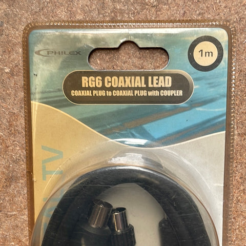 Philex RG6 Coaxial Lead 276001 R10W49 B&Q SO53 SYX