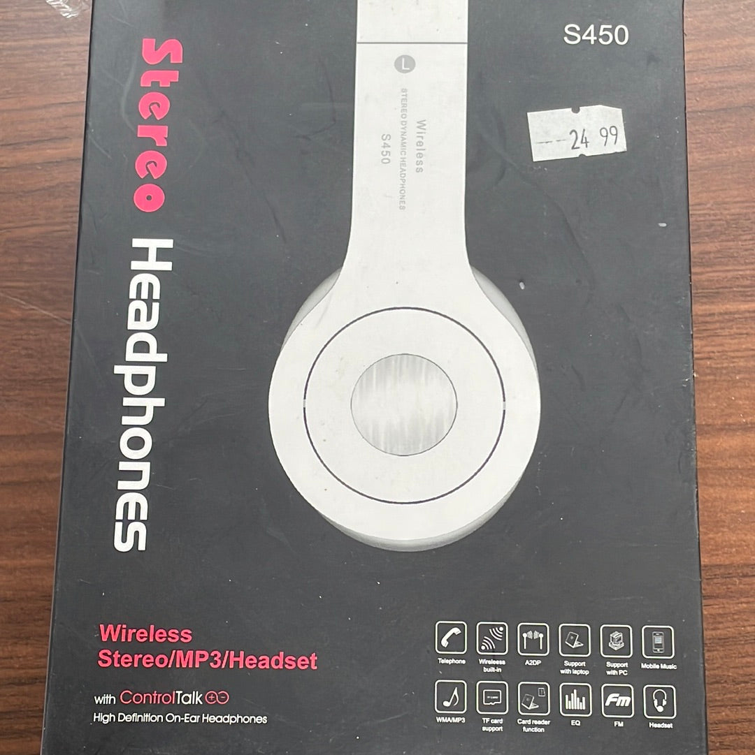 WIRELESS Stereo Dynamic Headphone S450