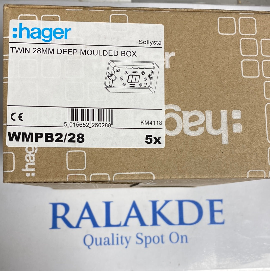 HAGER WMPB2/28 5X