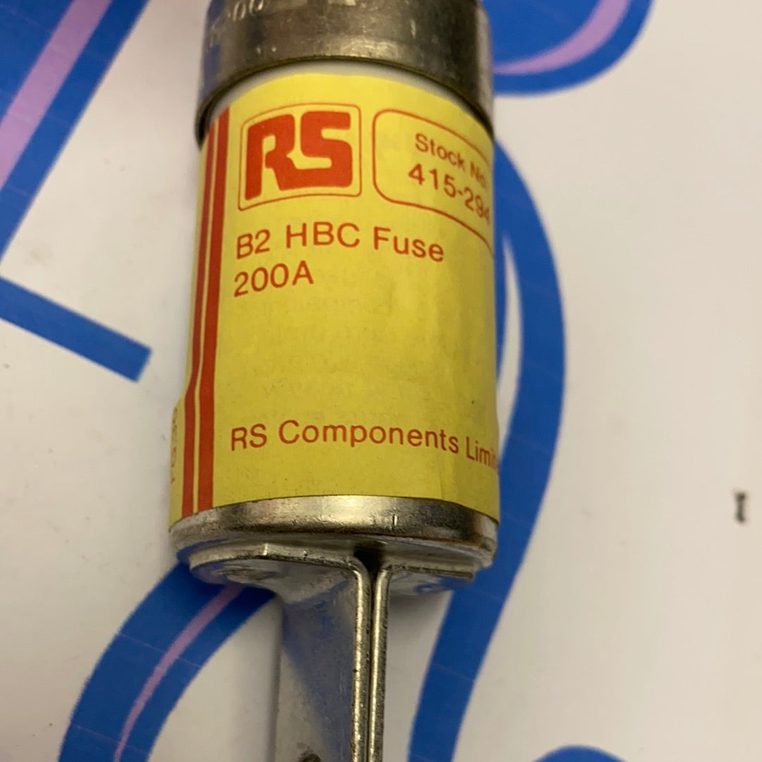 RS B2 HBC Fuse 200A    415-294