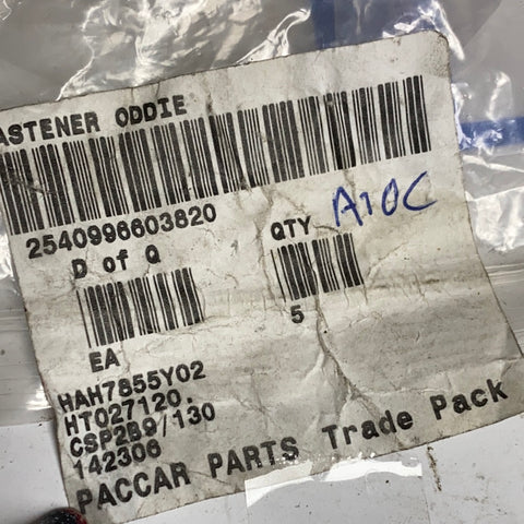 FASTENER ODDIE HAH7855Y02 HT027120 PACCAR PARTS Trade Pack