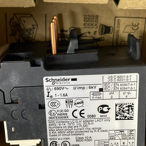 SCHNEIDER ELECTRIC 06ATEX0036X