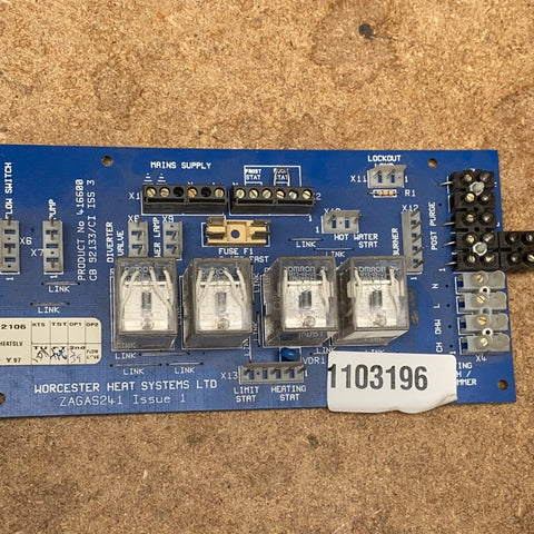 WORCESTER PCB ZAGAS241, Fuse missing