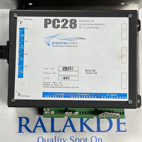 PC28 Moton & Instruction IP Controlier 10757136 24V 1A  24V Ananlog