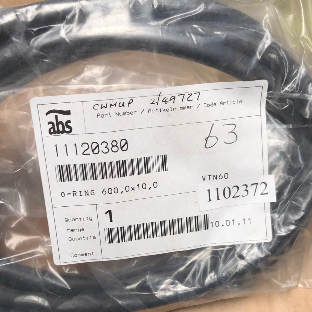 O-RING 600 CWMUP 2/49727 1102372