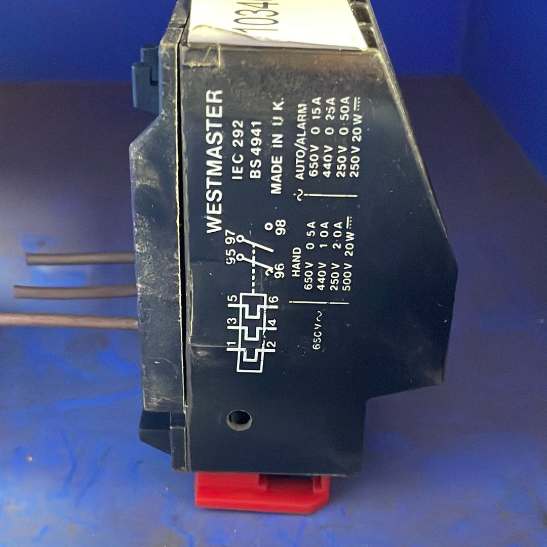 ALLENWEST ELECTRICAL LIMITED WEST MASTER  IEC 292 BS 4941 600V 3 Phase a.c