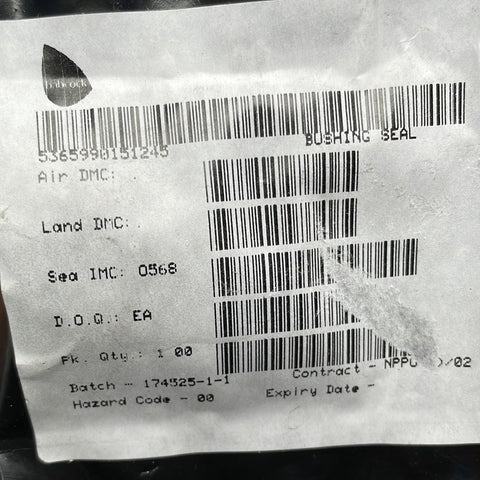 BUSHING SEAL 5365-99-015-1245