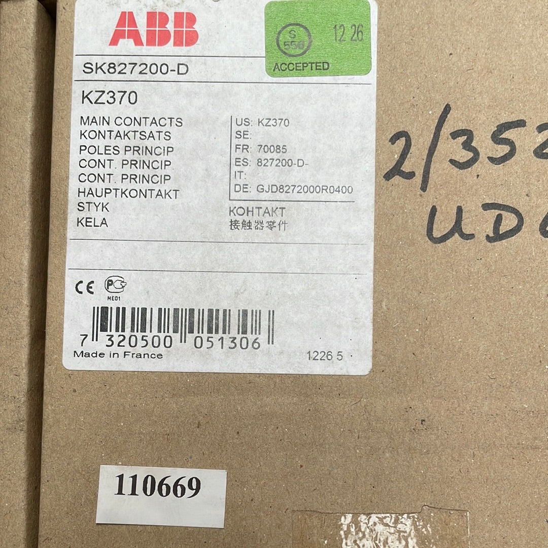 ABB SK827200-D KZ370 110669