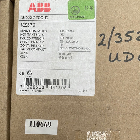 ABB SK827200-D KZ370 110669