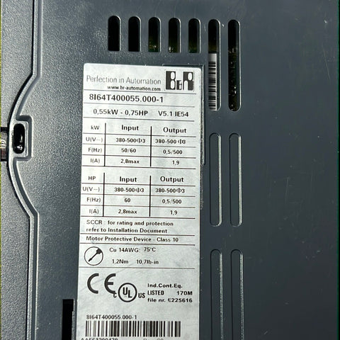 B&R 8I64T400055.00X-1