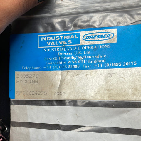 Industrial Valve Operations Dresser U.K Ltd (Quote Only)