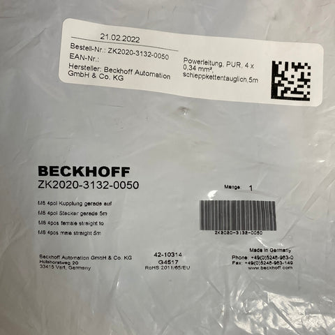 Beckhoff ZK2020-3132-0050