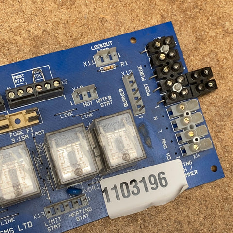 WORCESTER PCB ZAGAS241, Fuse missing