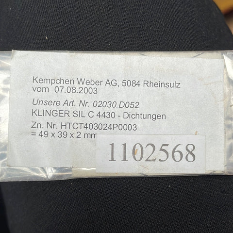 Kempchen Weber AG,5084 Rheinsulz vom 07.08.2003 1102568