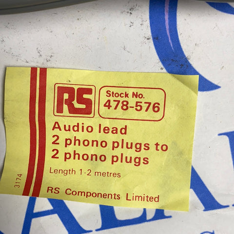RS AUDIO LEAD PHONE PLUGS 478-576
