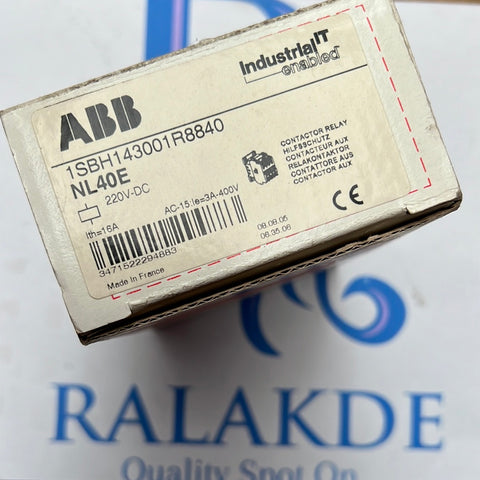 ABB 1SBH143001R8840   NL40E