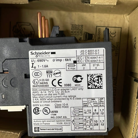 SCHNEIDER ELECTRIC 06ATEX0036X