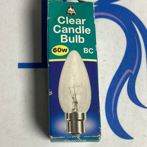 Clear candle Bulb 60 W BC