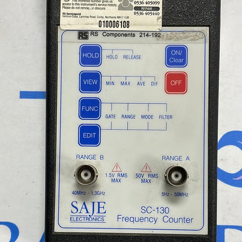 Saje electronics frequency counter SC-130