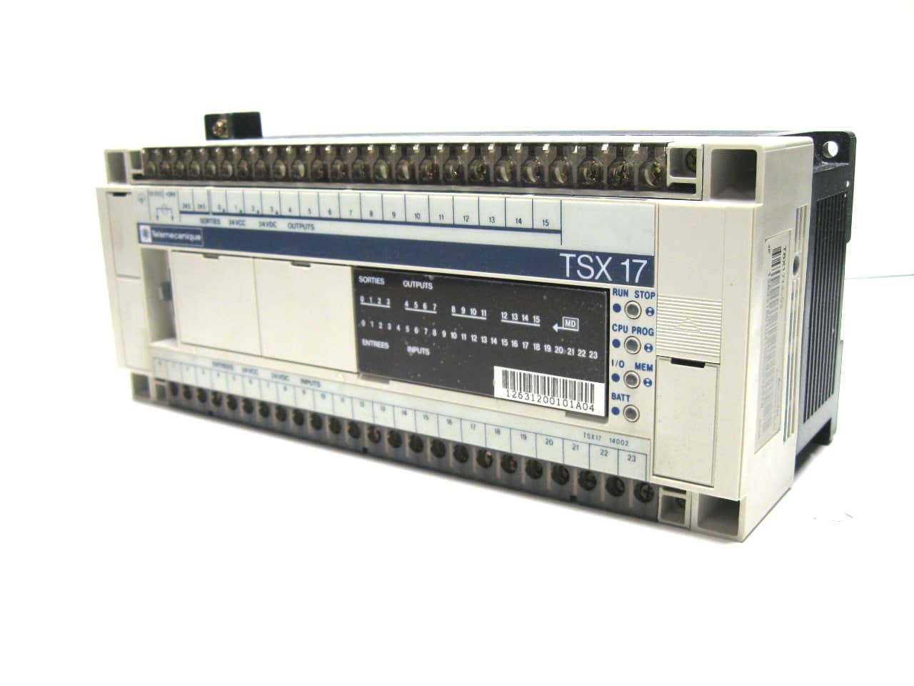 Telemecanique TSX1714002 | TSX17 Micro PLC, 24VDC, 24 x 24VDC non isoltated inputs, 16 x transistor outputs, 8kb memory Repair Service