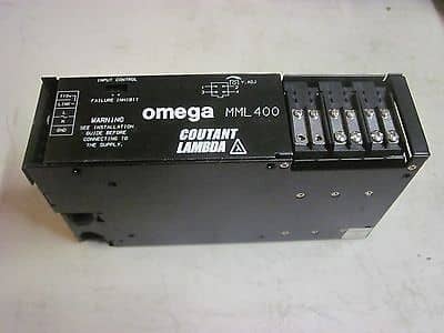 Coutant E25593 | Mml400 Range Omega Power Supply. Input 115/230vac 47-63hz. Max Output 400w Repair Service-0