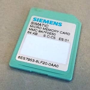 Siemens 6ES7953-8LF00-0AA0 | 64KB Memory Card for ET200S IM151 CPU Repair Service