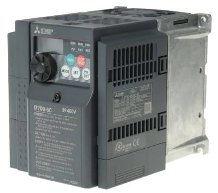 Mitsubishi FR-D740 Inverter Drive 2.2 kW No, 3-Phase In Repair Service-13103